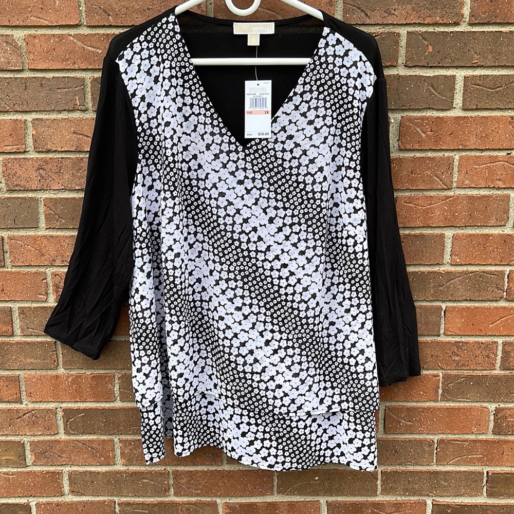 Michael Kors V-Neck Blouse